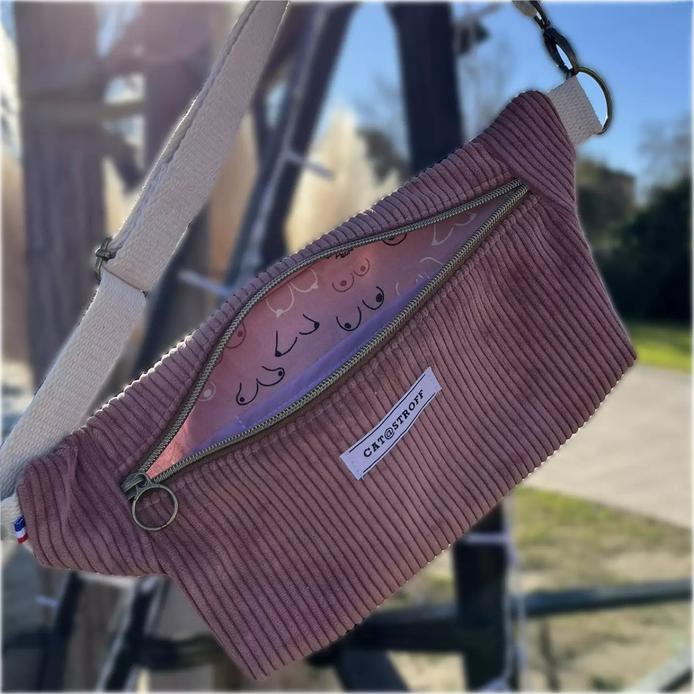 Sac Banane Mini - Rose poudré