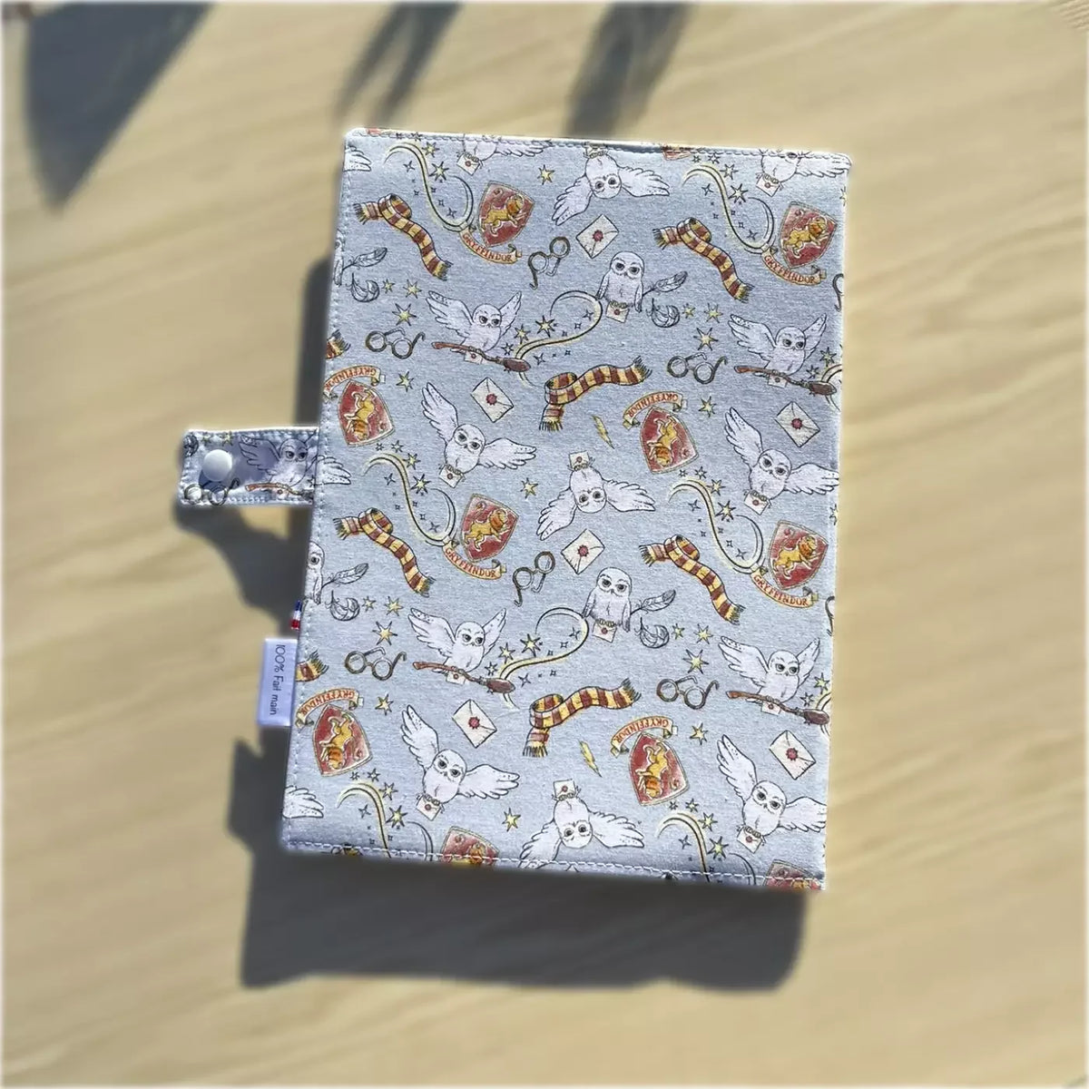 Cahier de coloriage lavable CATASTROFF motif Magic Potter avec hiboux et écussons.